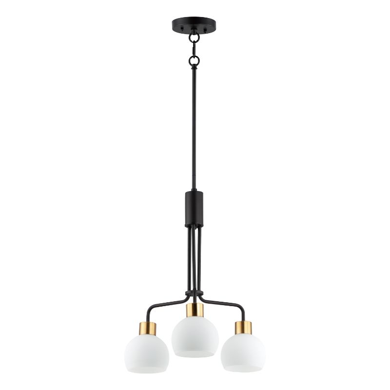 Coraline 21' 3 Light Single-Tier Chandelier in Bronze Rupert