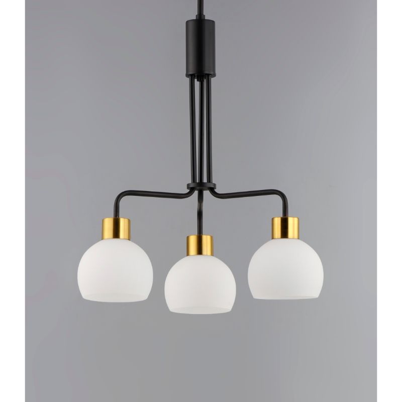 Coraline 21' 3 Light Single-Tier Chandelier in Bronze Rupert