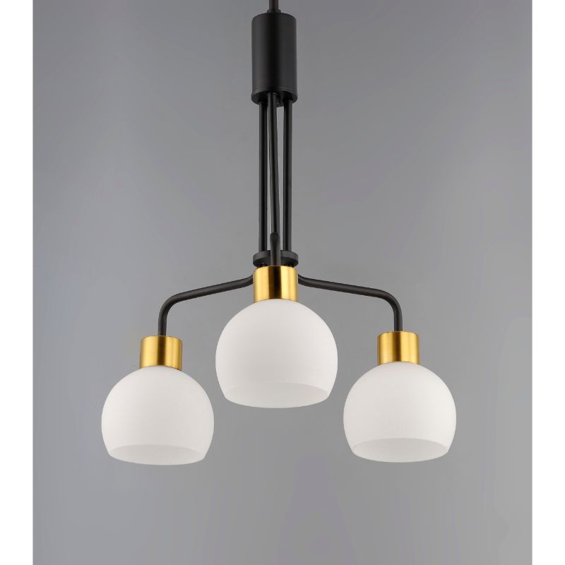 Coraline 21' 3 Light Single-Tier Chandelier in Bronze Rupert