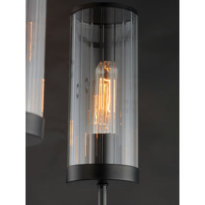 Crosby 24' 5 Light Single-Tier Chandelier in Black