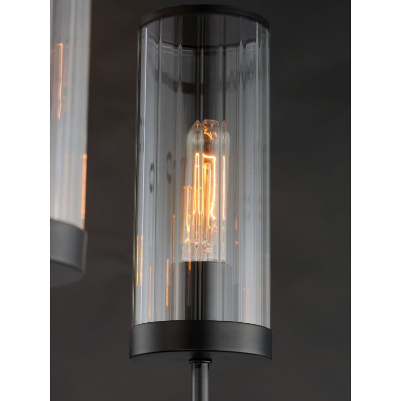 Crosby 24' 5 Light Single-Tier Chandelier in Black