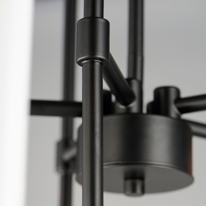 Tux 24' 5 Light Single-Tier Chandelier in Black