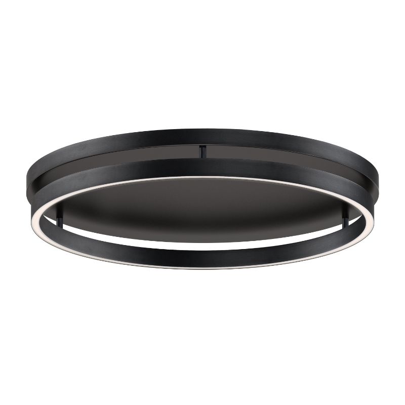 Groove 24.4' Single Light Flush Mount in Black