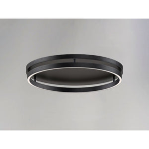 Groove 24.4' Single Light Flush Mount in Black