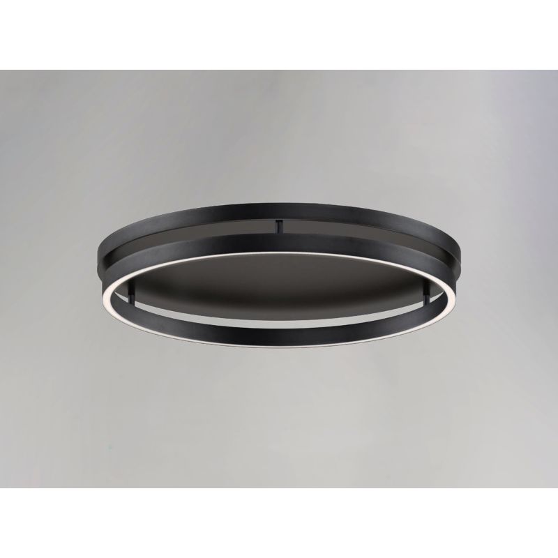 Groove 24.4' Single Light Flush Mount in Black