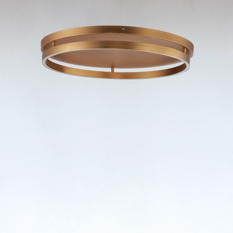 Groove 24.4' Single Light Flush Mount in Gold