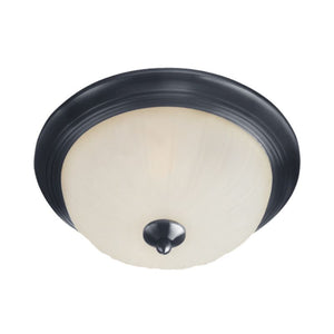 Essentials - 583x 13.5' 2 Light Flush Mount in Black