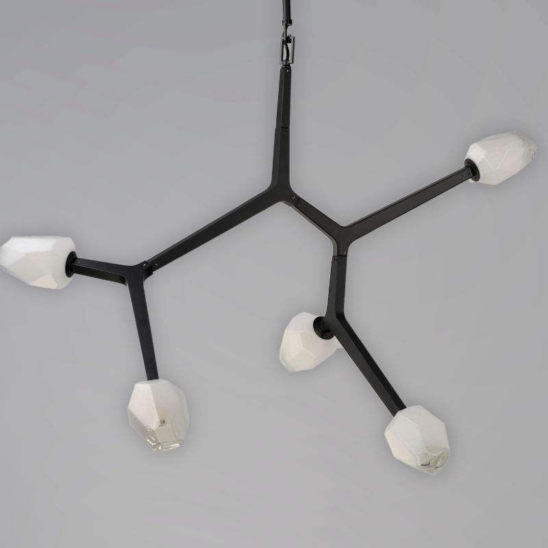 Blossom 35.75' 5 Light Multi-Light Pendant Suspension Pendant in Black