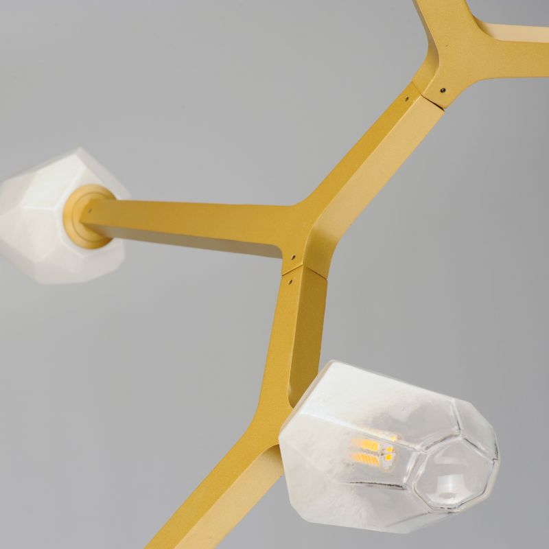 Blossom 35.75' 5 Light Multi-Light Pendant Suspension Pendant in Natural Aged Brass