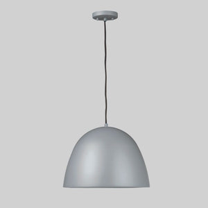 Fungo 23.5' Single Light Suspension Pendant in Dark Grey and Coffee