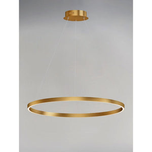 Groove 31.5' Single Light Pendant in Gold