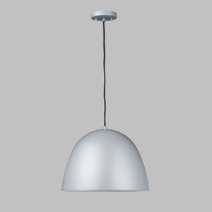 Palla 19.75' Single Light Suspension Pendant in Dark Grey and Coffee