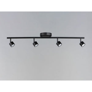 Taylor 5' 4 Light Linear Pendant Multi-Light Pendant in Black