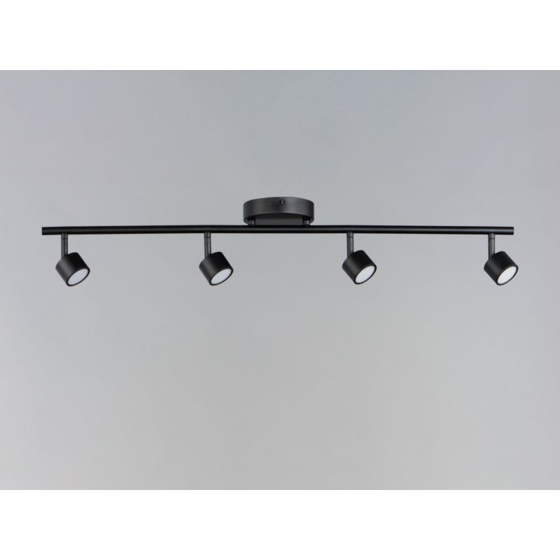 Taylor 5' 4 Light Linear Pendant Multi-Light Pendant in Black