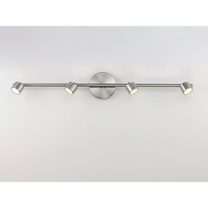 Taylor 5' 4 Light Linear Pendant Multi-Light Pendant in Satin Nickel