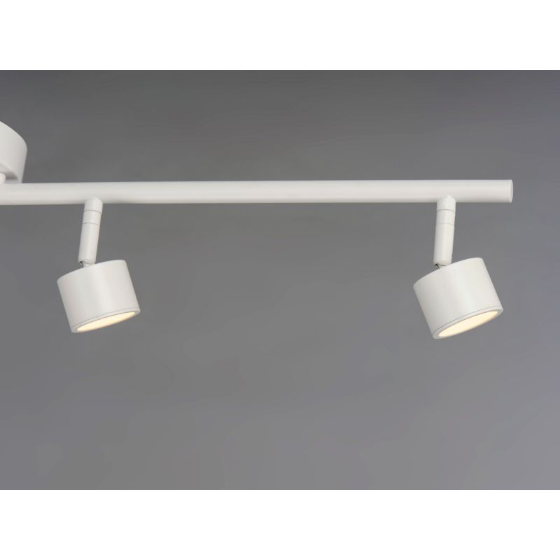 Taylor 5' 4 Light Linear Pendant Multi-Light Pendant in White