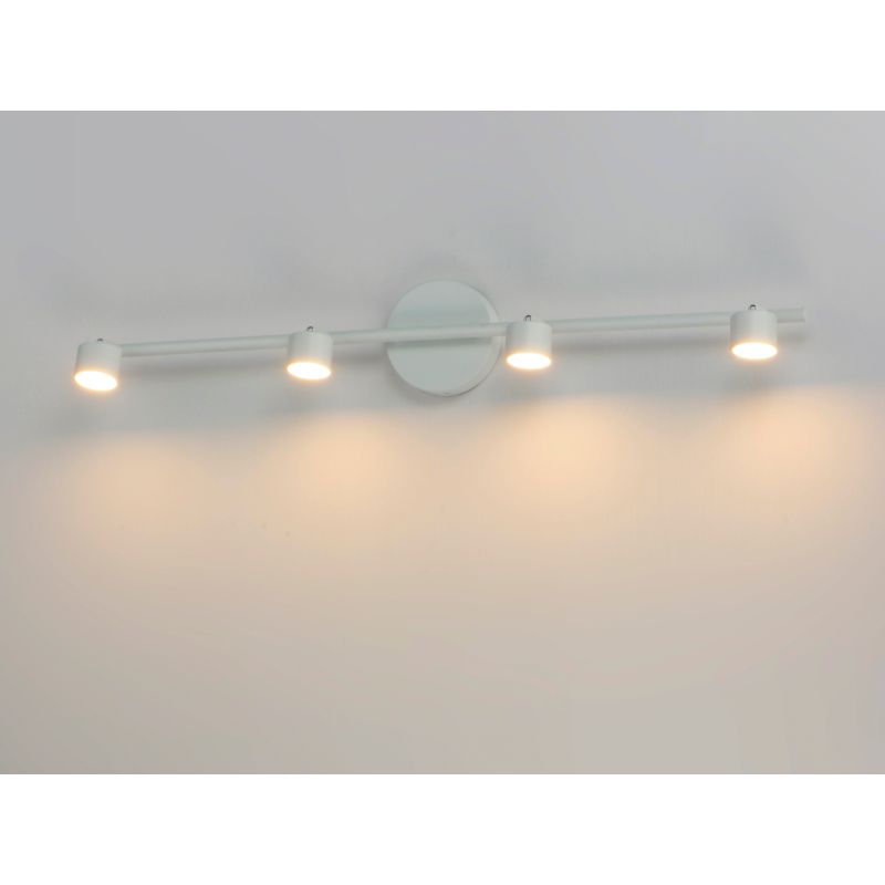 Taylor 5' 4 Light Linear Pendant Multi-Light Pendant in White