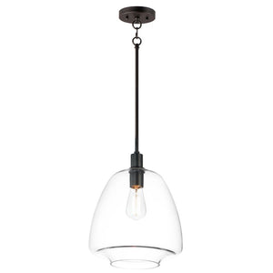 Babylon 11.5' Single Light Suspension Pendant in Black