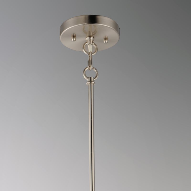 Babylon 11.5' Single Light Suspension Pendant in Satin Nickel