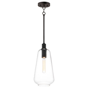 Babylon 7.5' Single Light Suspension Pendant in Black