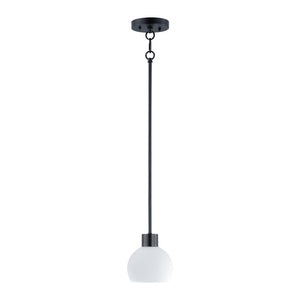 Coraline 6' Single Light Mini Pendant Single Pendant in Black