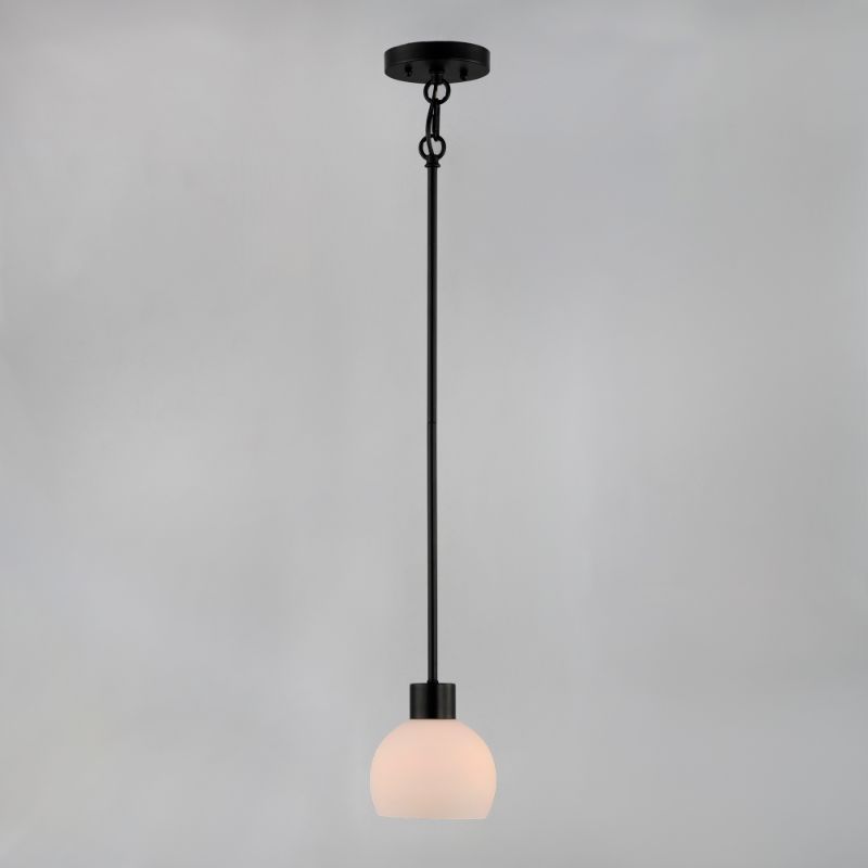 Coraline 6' Single Light Mini Pendant Single Pendant in Black