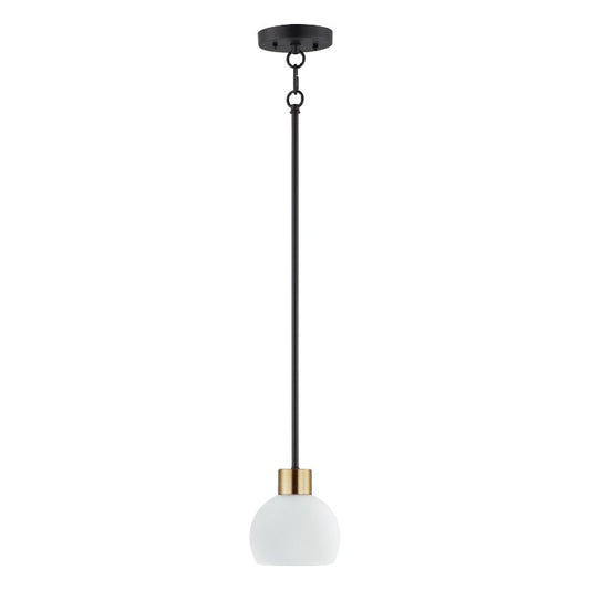 Coraline 6" Single Light Mini Pendant in Bronze Rupert