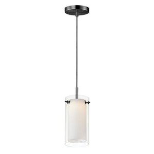 Duo 4.5' Single Light Mini Pendant in Black