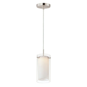 Duo 4.5' Single Light Mini Pendant in Satin Nickel