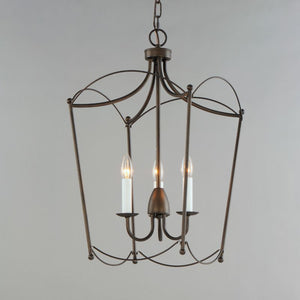 Plumette 14' 3 Light Multi-Light Pendant Suspension Pendant in Chestnut Bronze