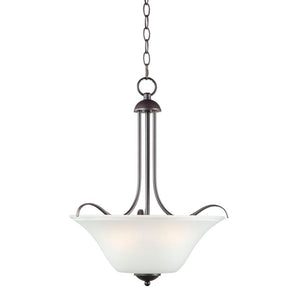 Vital 16.5' 3 Light Multi-Light Pendant in Oil Rubbed Bronze