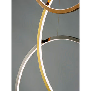 Union 46.75' 5 Light Multi-Light/Suspension Pendant in Multi-Plated