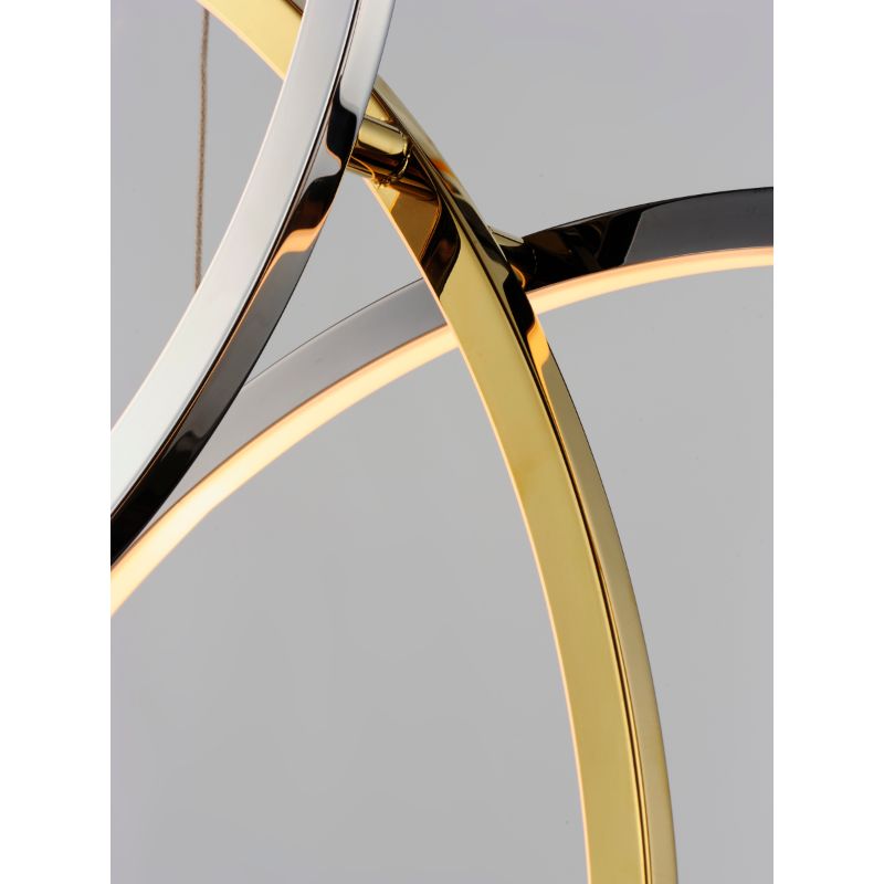Union 46.75' 5 Light Multi-Light/Suspension Pendant in Multi-Plated