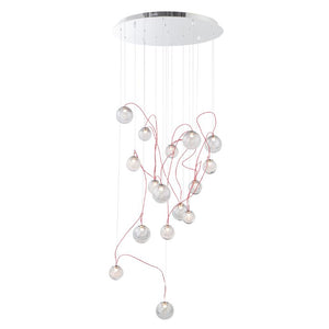 Bobble 23.5' 16 Light Multi-Light Pendant in Polished Chrome