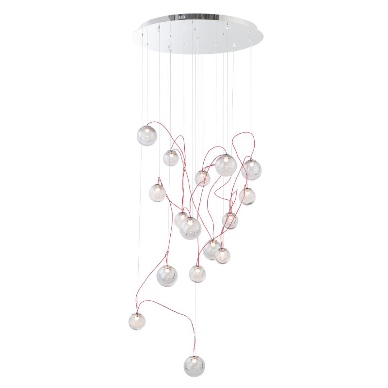 Bobble 23.5' 16 Light Multi-Light Pendant in Polished Chrome