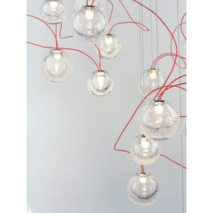 Bobble 23.5' 16 Light Multi-Light Pendant Suspension Pendant in Polished Chrome