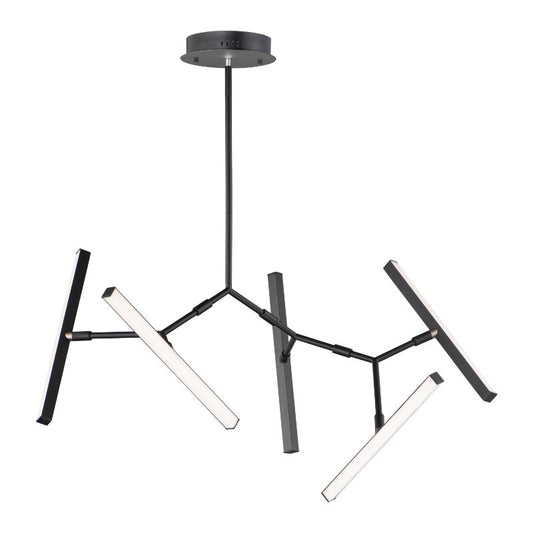 Robotica 26.5" 5 Light Multi-Light Pendant in Black