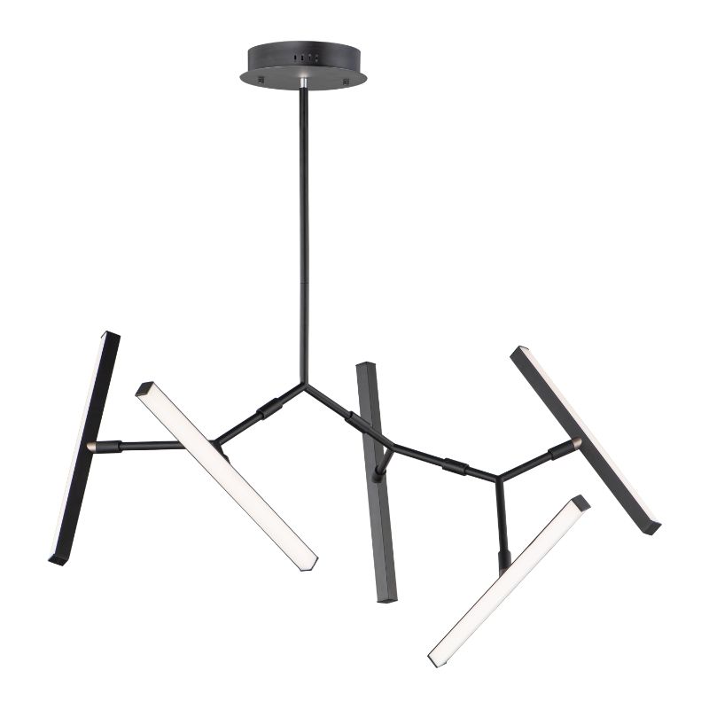 Robotica 26.5' 5 Light Multi-Light Pendant in Black