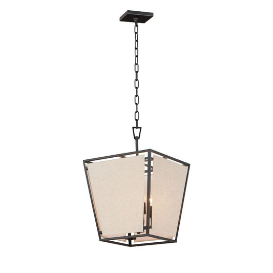 Montauk 14" 4 Light Multi-Light Pendant in Black