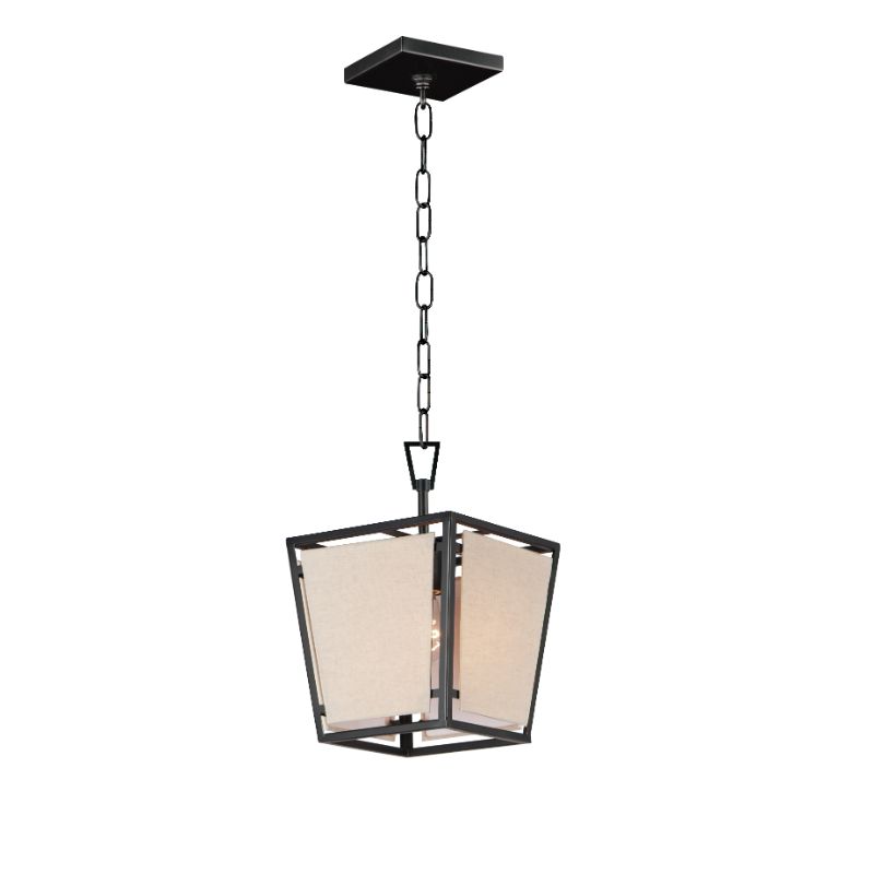Montauk 9' Single Light Suspension Pendant in Black