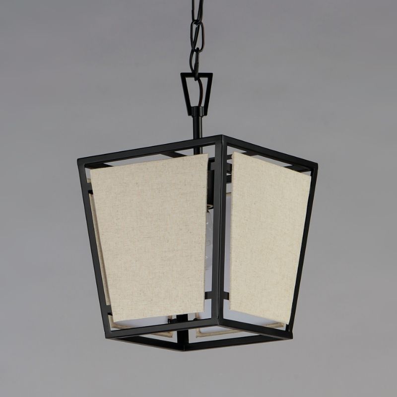 Montauk 9' Single Light Suspension Pendant in Black