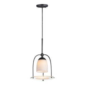 Focal Point 10' Single Light Suspension Pendant in Black