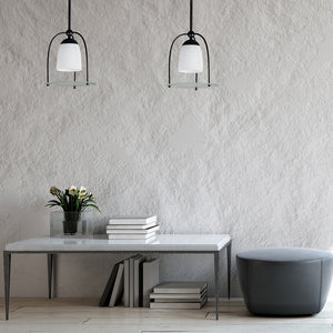 Focal Point 10' Single Light Suspension Pendant in Black