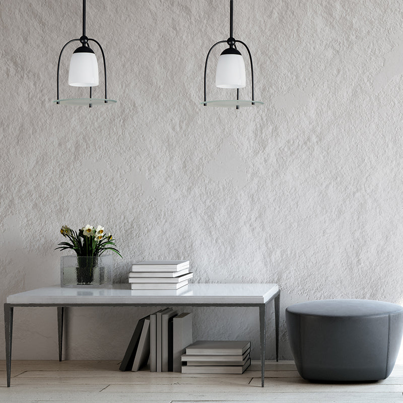 Focal Point 10' Single Light Suspension Pendant in Black