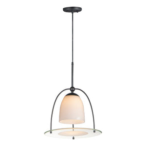 Focal Point 15' Single Light Suspension Pendant in Black