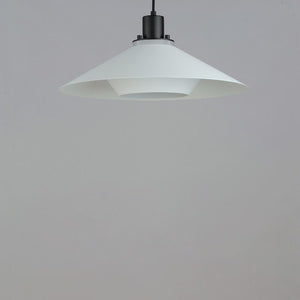 Oslo 18.75' Single Light Suspension Pendant in Black and White