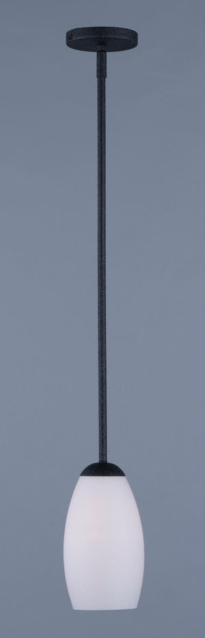 Taylor 5' Single Light Pendant in Textured Black