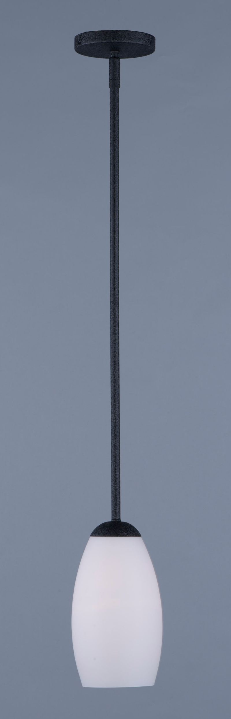 Taylor 5' Single Light Pendant in Textured Black