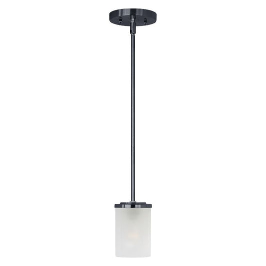 Corona 5" Single Light Mini Pendant in Black