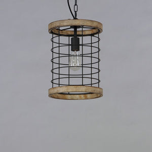 Homestead 10' Single Light Suspension Pendant in Driftwood Black